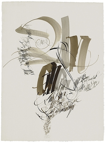Calligraphy of Heinz Schumann - Fontane